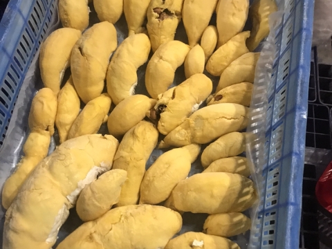 Sầu riêng tách múi cấp đông xuất khẩu