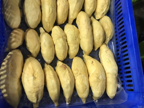 Sầu riêng tách múi cấp đông xuất khẩu